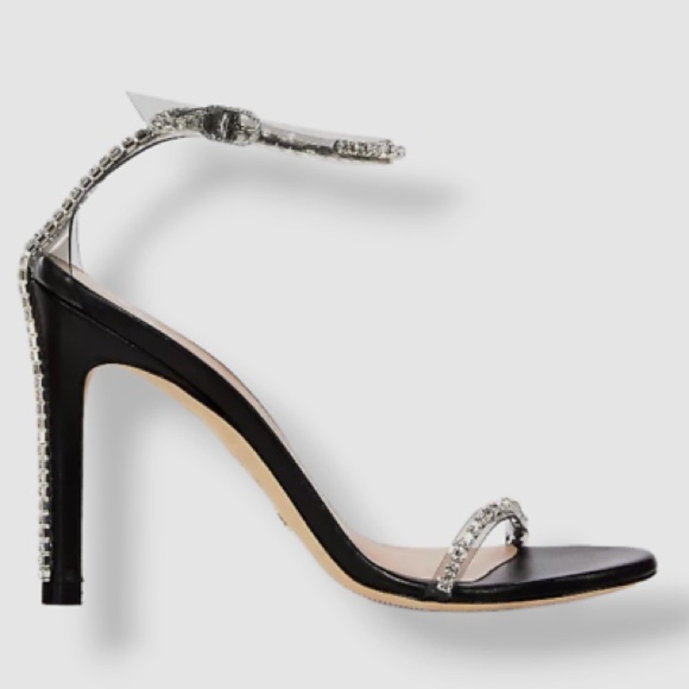 Stuart Weitzman Black Strappy Sandals Nudistglam